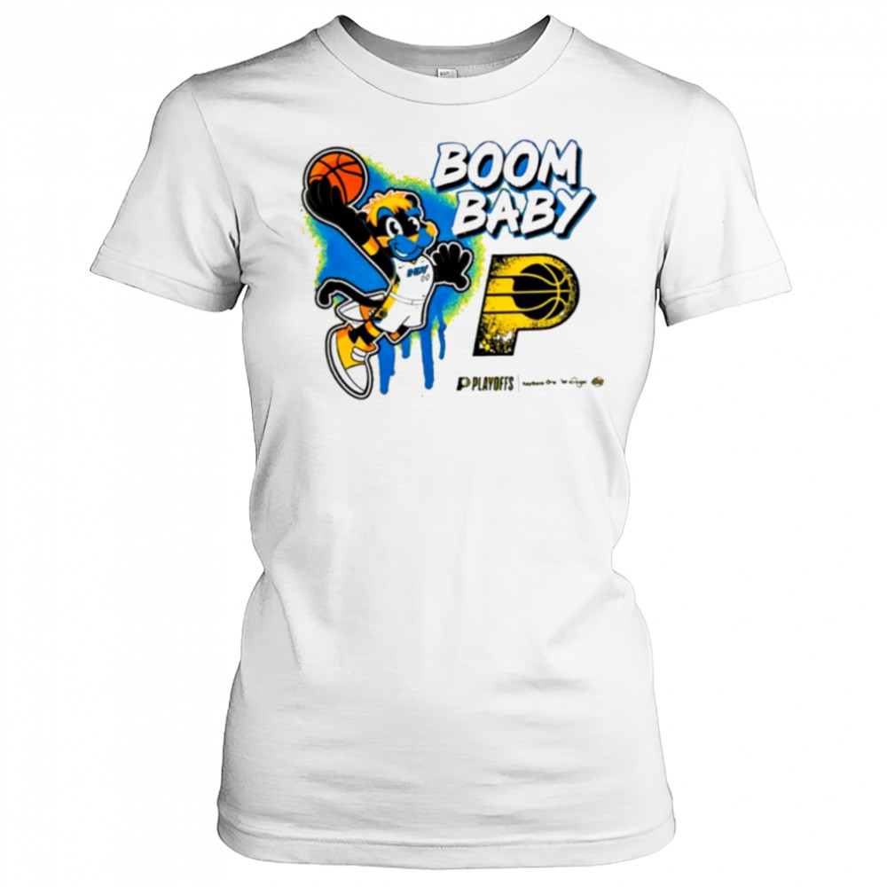 Boomer Boom Baby Indiana Pacers 2025 NBA Playoffs shirt Women's T-shirt