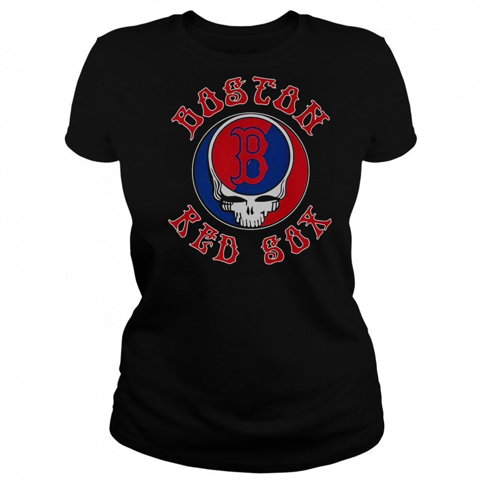 Boston Red Sox X Grateful Dead Skull T-Shirt Women's T-shirt