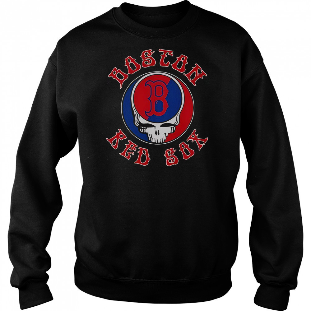 Boston Red Sox X Grateful Dead Skull T-Shirt Hoodie