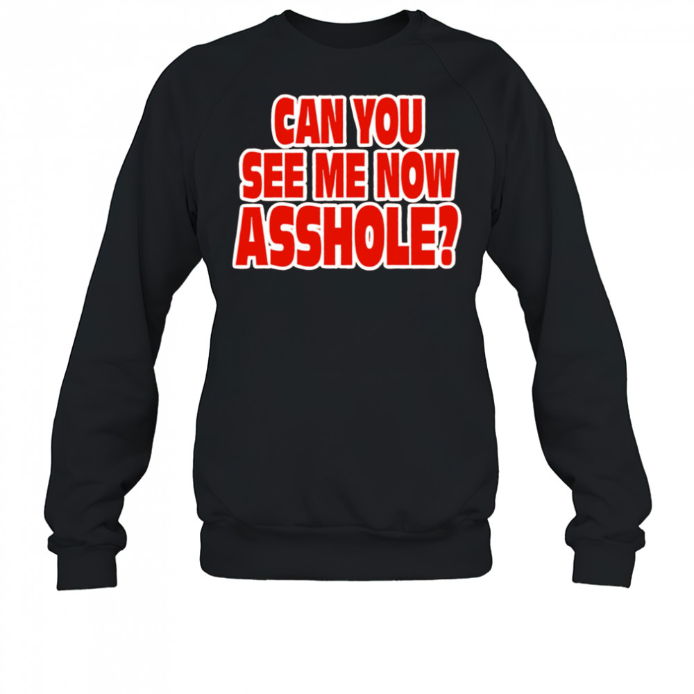 Can you see me now Asshole shirt Sweatshirt