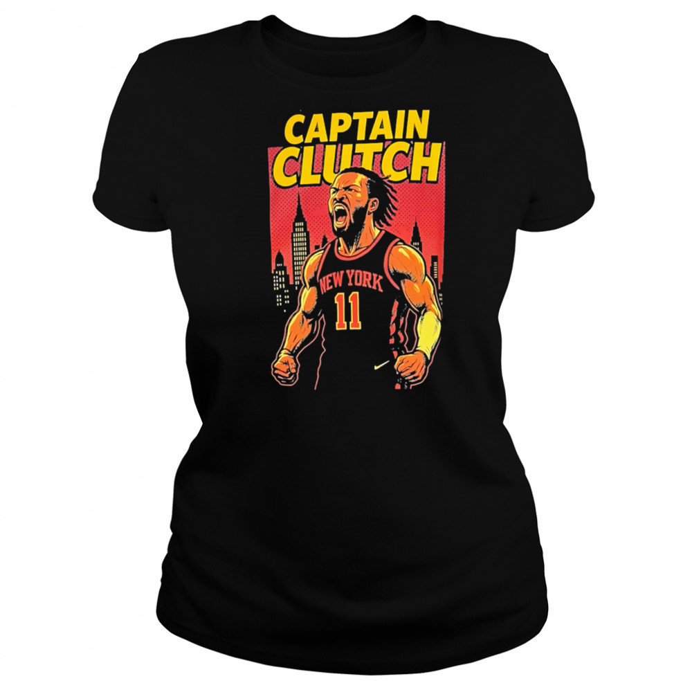 Captain Clutch Jalen Brunson scream Knicks shirt Women's T-shirt