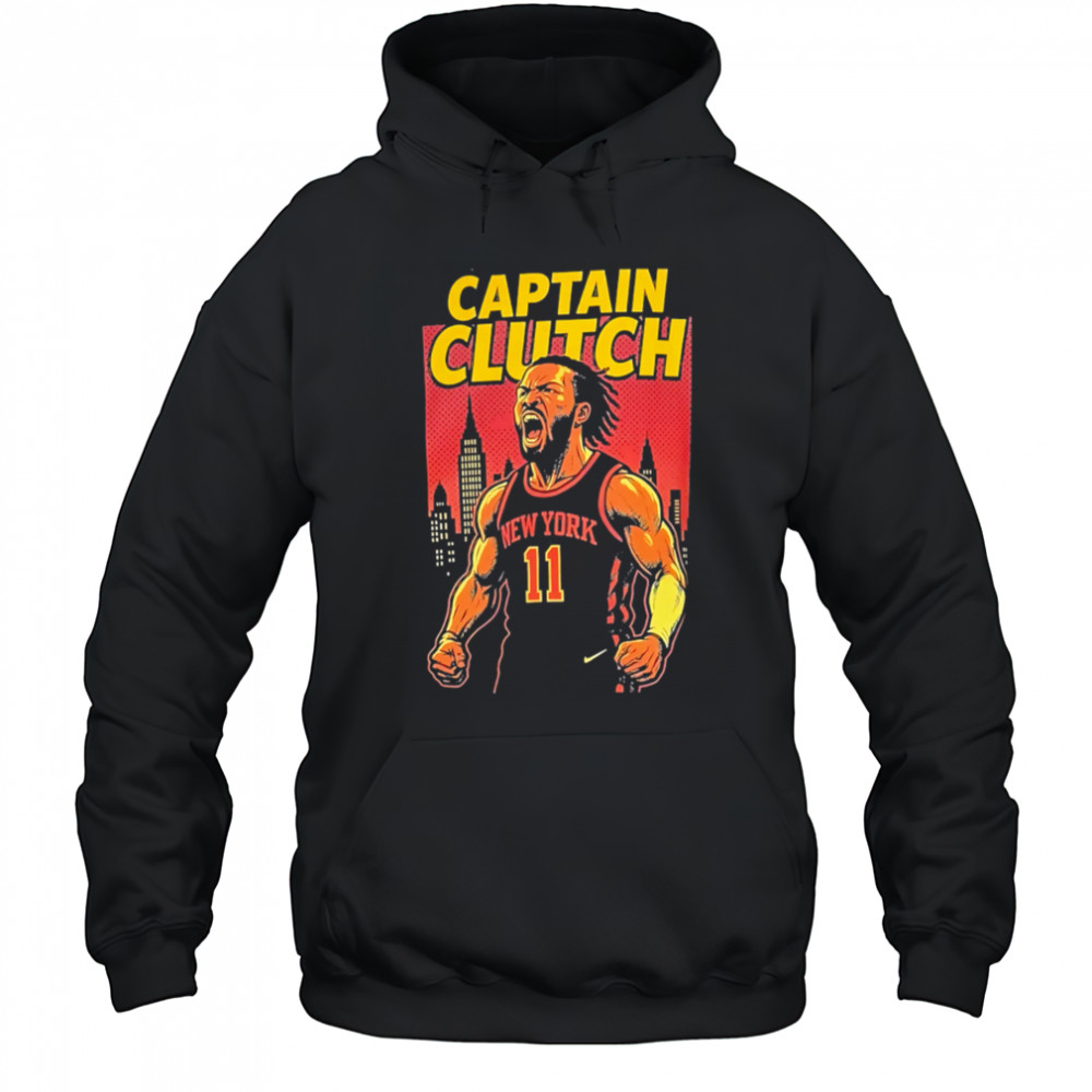 Captain Clutch Jalen Brunson scream Knicks shirt Hoodie