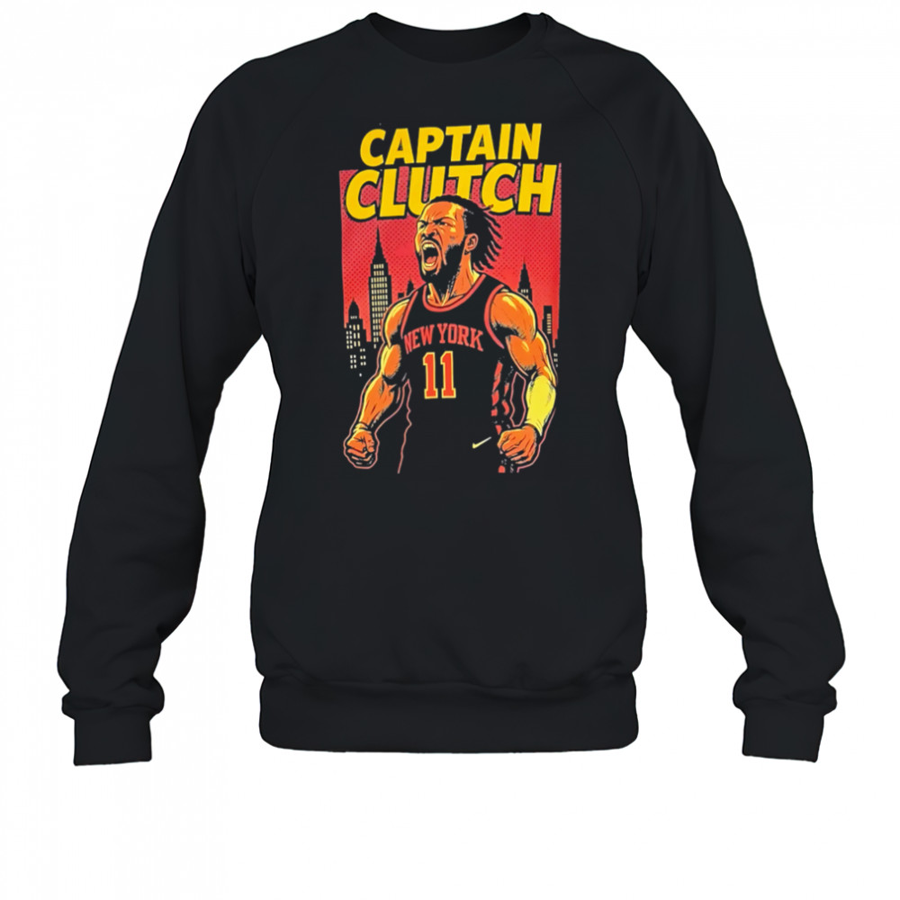 Captain Clutch Jalen Brunson scream Knicks shirt Sweatshirt