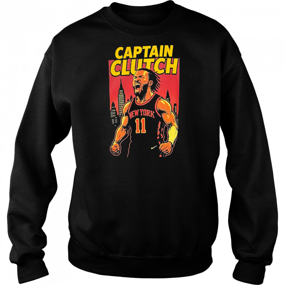 Captain Clutch Jalen Brunson scream Knicks shirt Hoodie