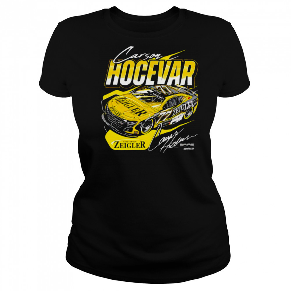 Carson Hocevar No 77 Chevrolet ZL1 for Spire Motorsports 2025 shirt Women's T-shirt