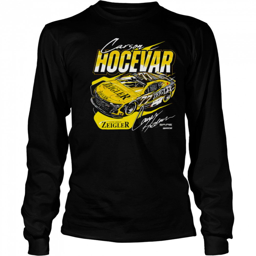Carson Hocevar No 77 Chevrolet ZL1 for Spire Motorsports 2025 shirt Long Sleeved