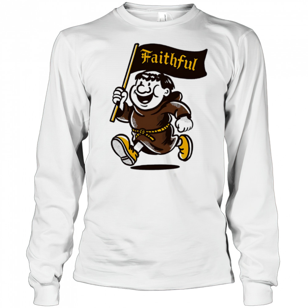 Cartoon Monk San Diego Padres Faithful shirt Long Sleeved