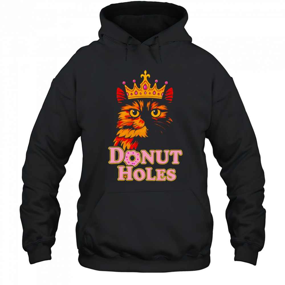 Cat King Donut Holes shirt Hoodie