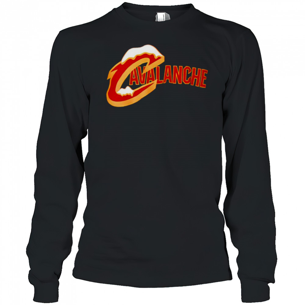Cavalanche snowy logo shirt Long Sleeved