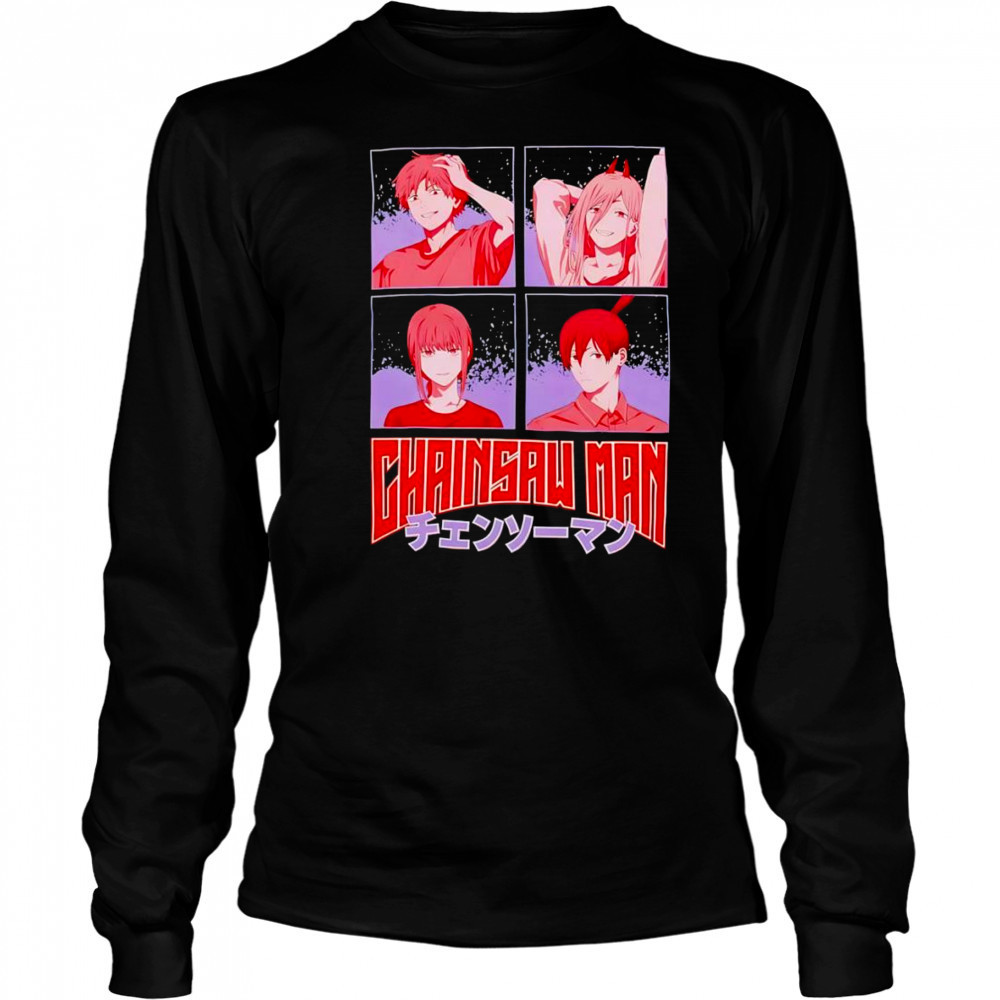 Chainsaw Man Tonal Group shirt Long Sleeved