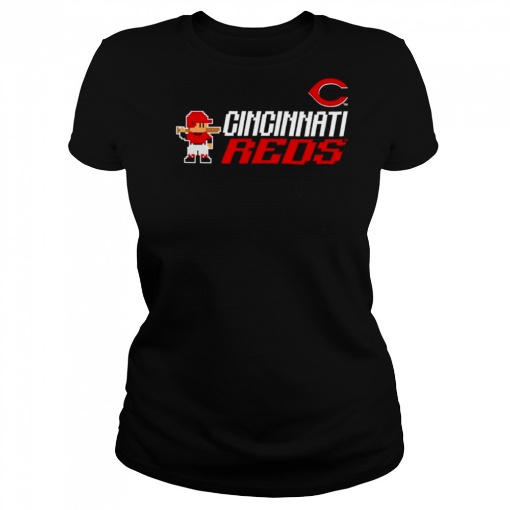 Cincinnati Reds Baseball Influx 8 bit shirt Women's T-shirt
