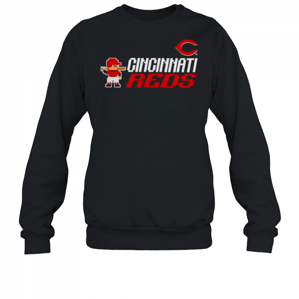 Cincinnati Reds Baseball Influx 8 bit shirt Sweatshirt