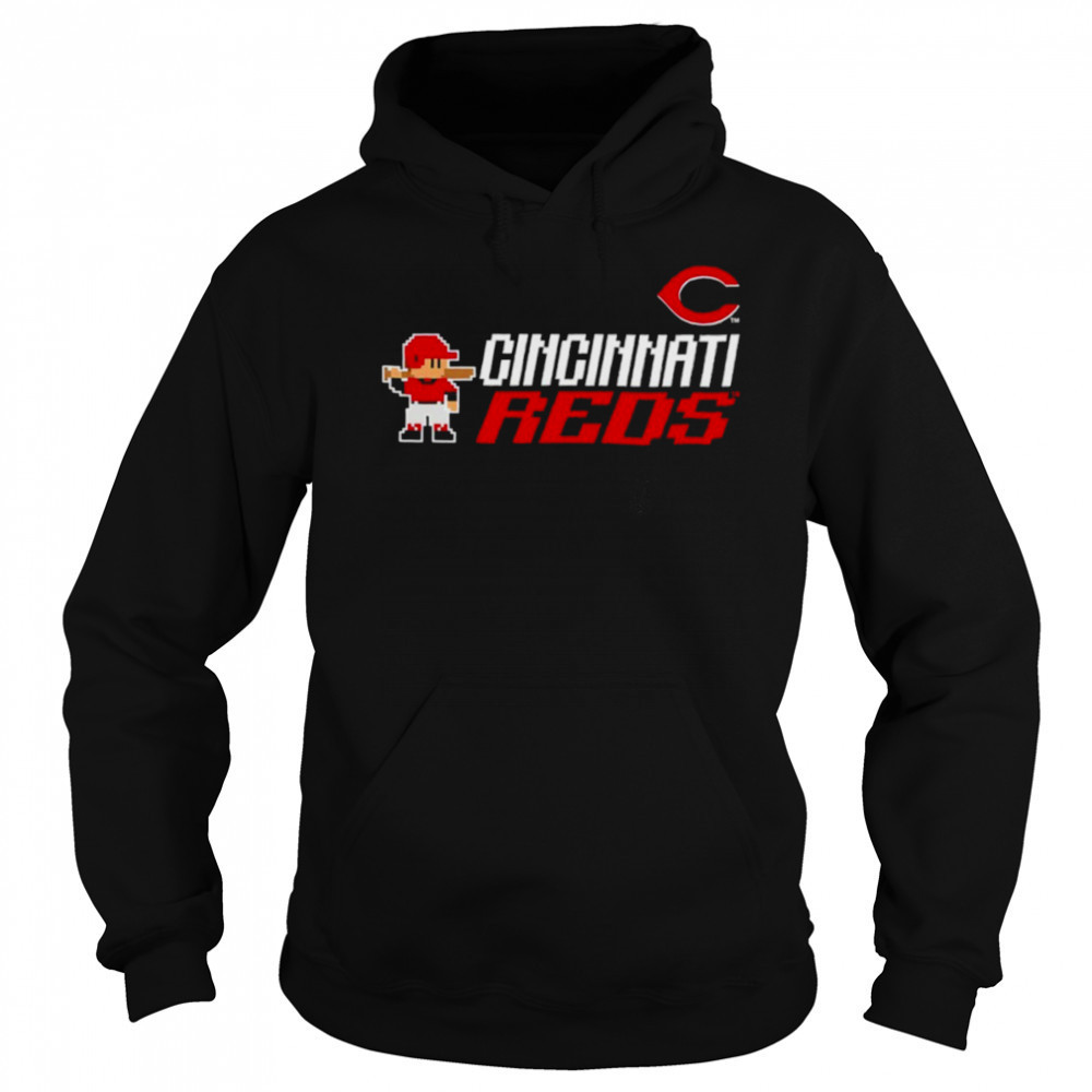 Cincinnati Reds Baseball Influx 8 bit shirt Sweatshirt