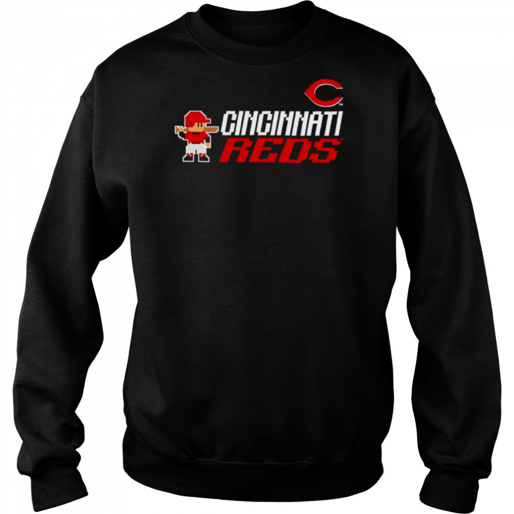 Cincinnati Reds Baseball Influx 8 bit shirt Hoodie