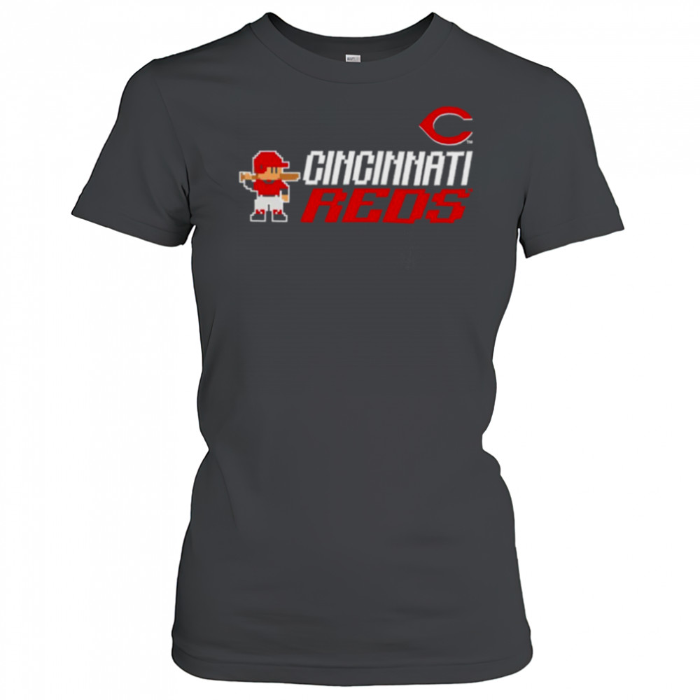 Cincinnati Reds Baseball Influx 8 bit shirt Women's T-shirt