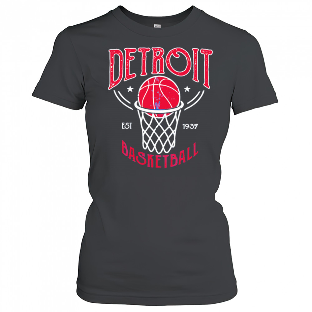 Detroit Basketball Vintage Est 1937 shirt Women's T-shirt