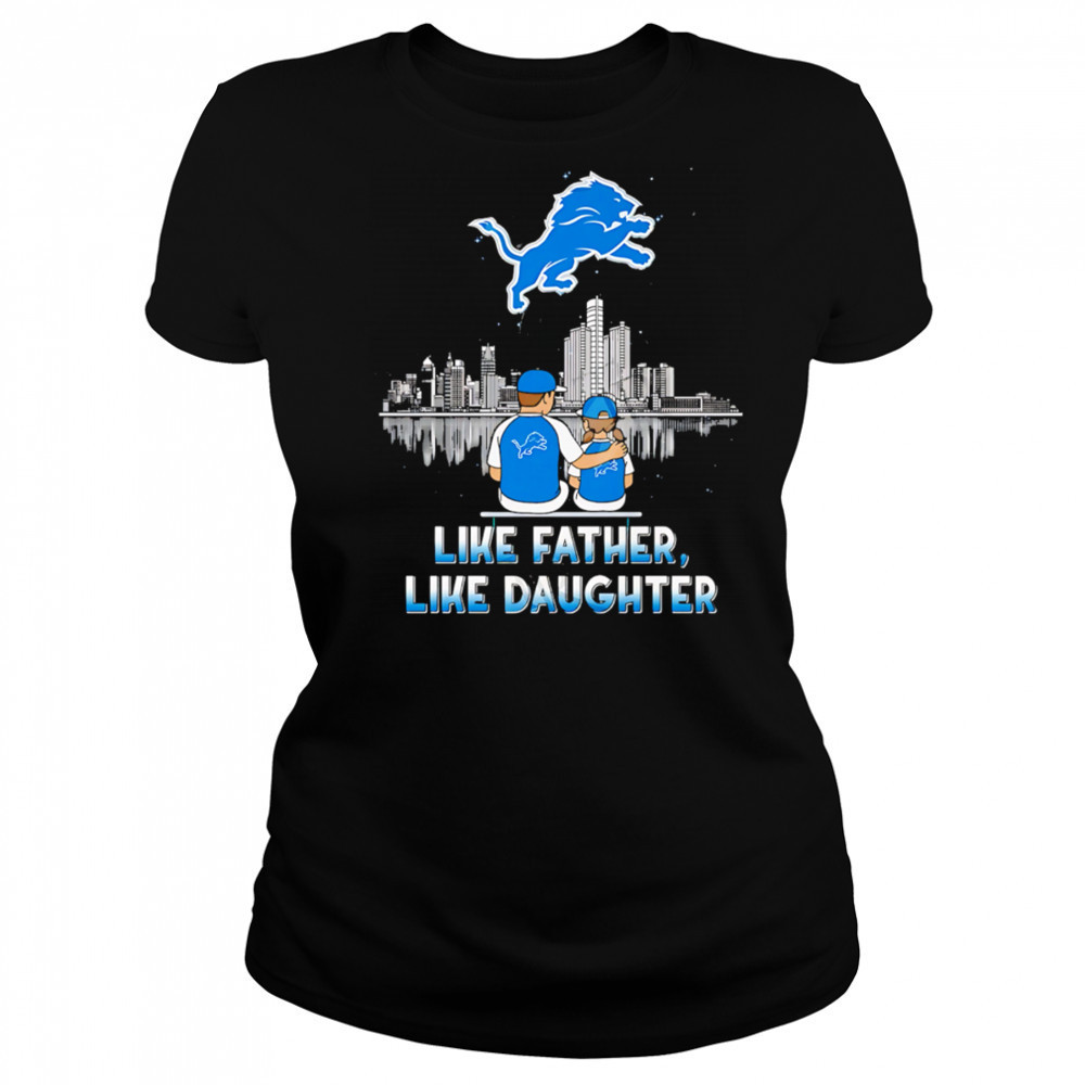 Detroit Lions Like Father Like Daughter 2025 shirt Women's T-shirt