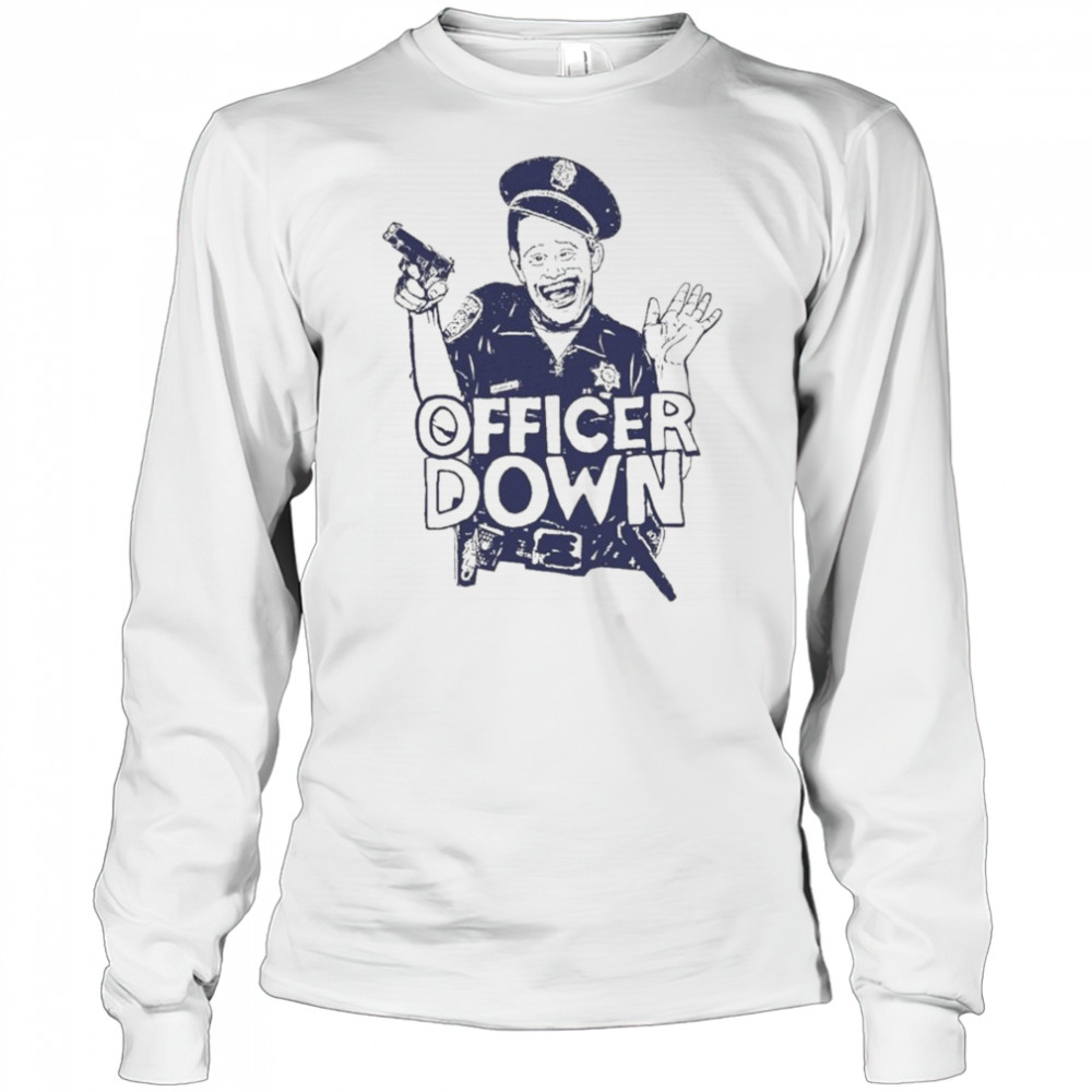 Down Police T-shirt Long Sleeved