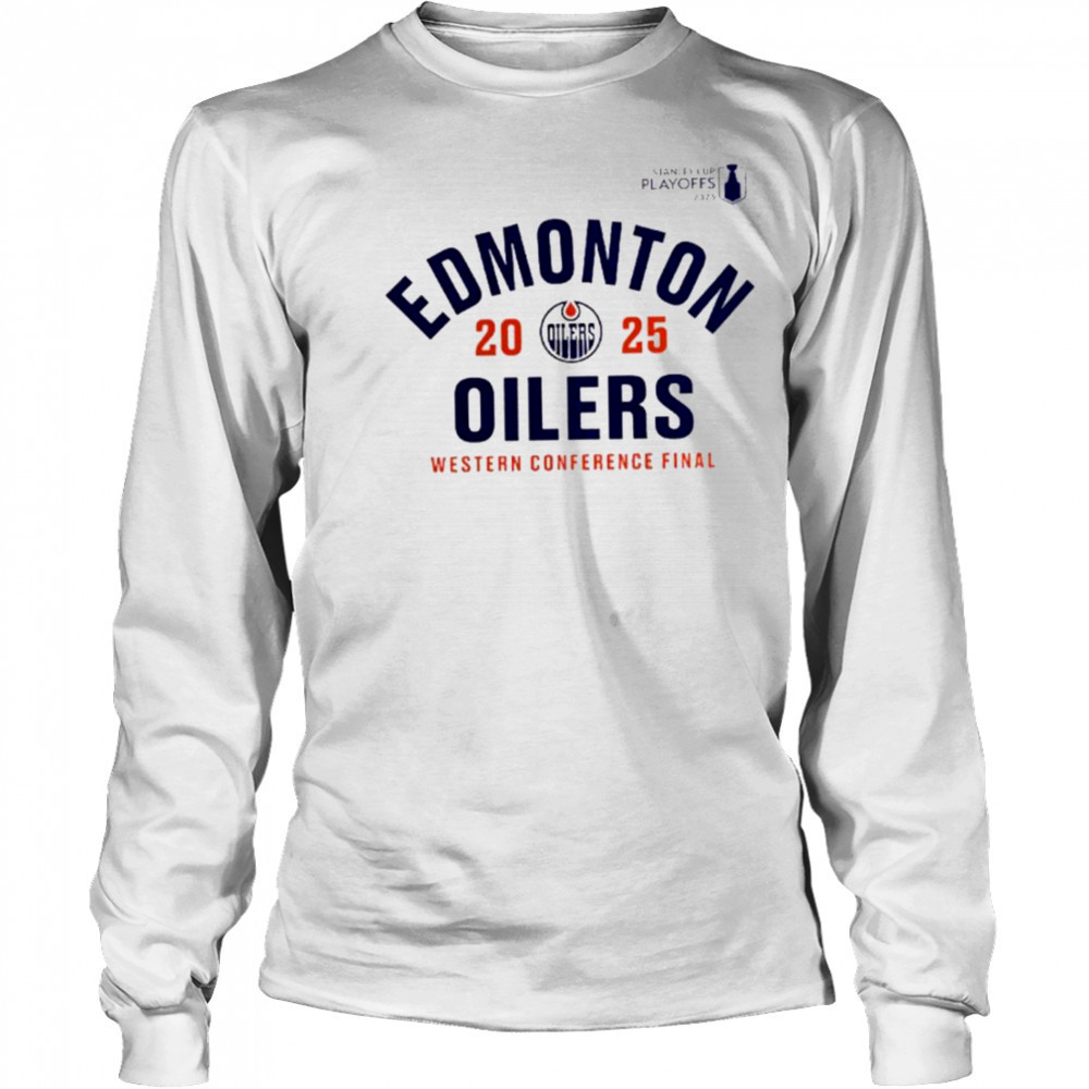 Edmonton Oilers Western Conference Final 2025 Stanley Cup Playoffs shirt Long Sleeved
