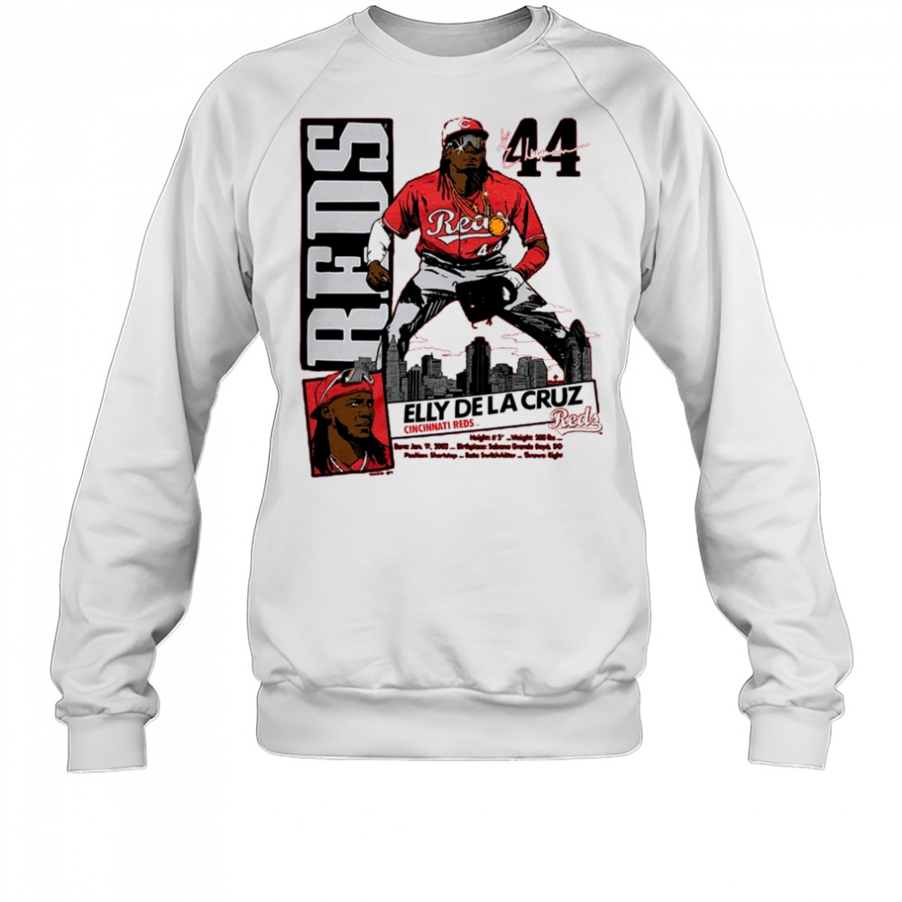 Elly De La Cruz Cincinnati Reds 2002 Sabana Grande Bayn DO Graphic Player Signature t-shirt Sweatshirt