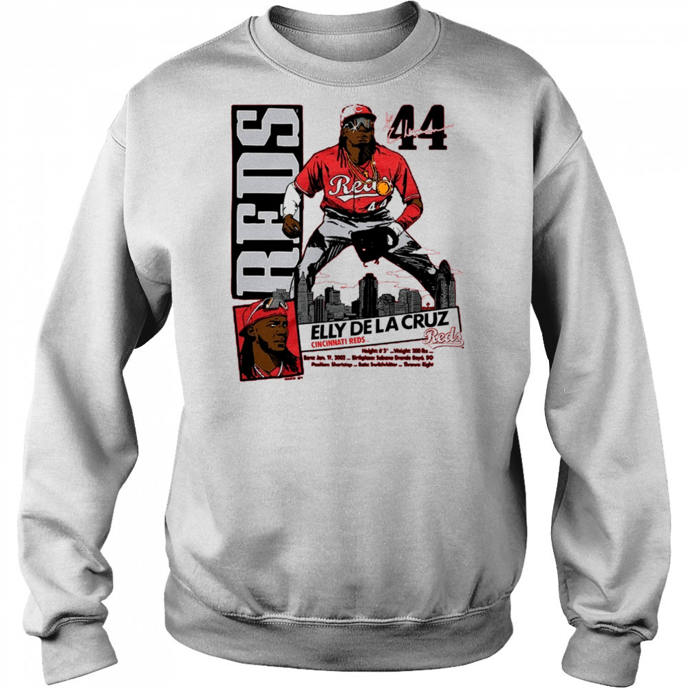 Elly De La Cruz Cincinnati Reds 2002 Sabana Grande Bayn DO Graphic Player Signature t-shirt Hoodie