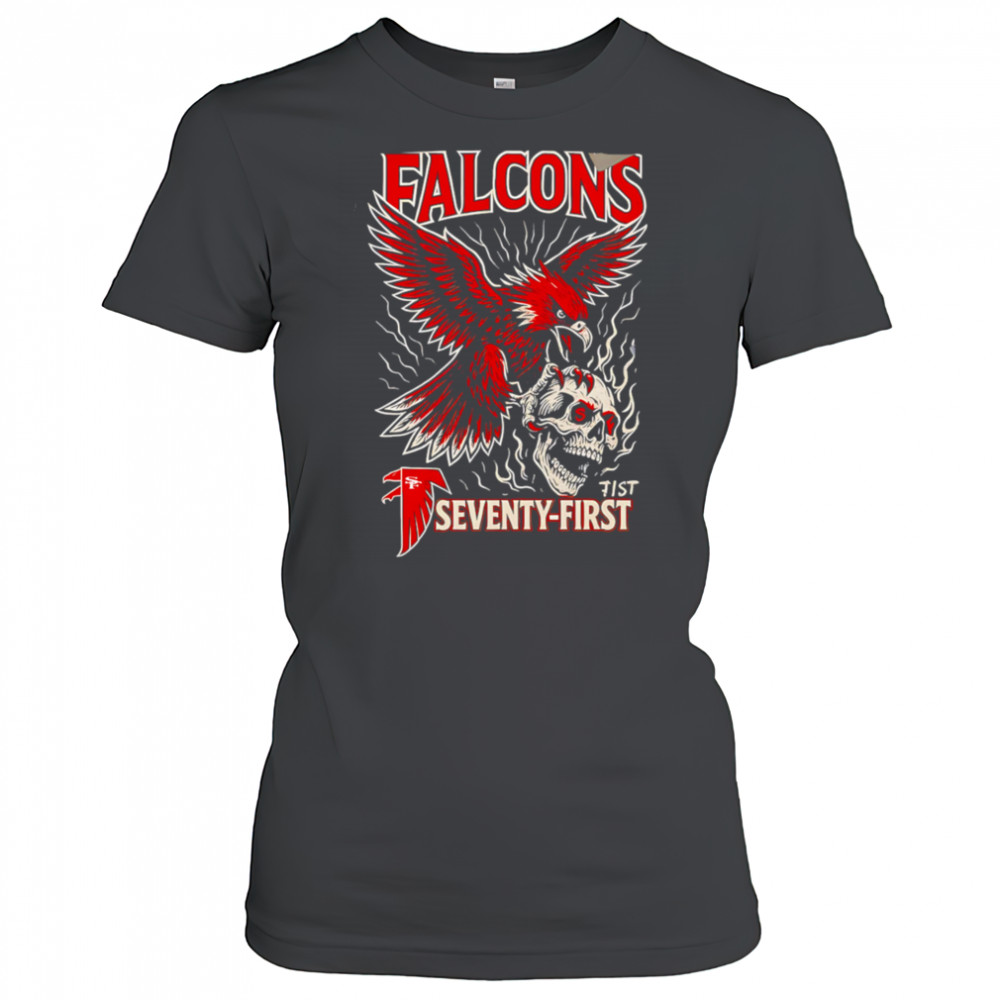 Falcons Seventy-first mascot NFL shirt Women's T-shirt