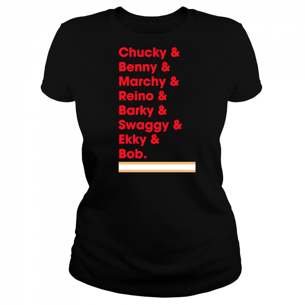 Florida Hockey Chucky Benny Marchy Reino Barky shirt Women's T-shirt