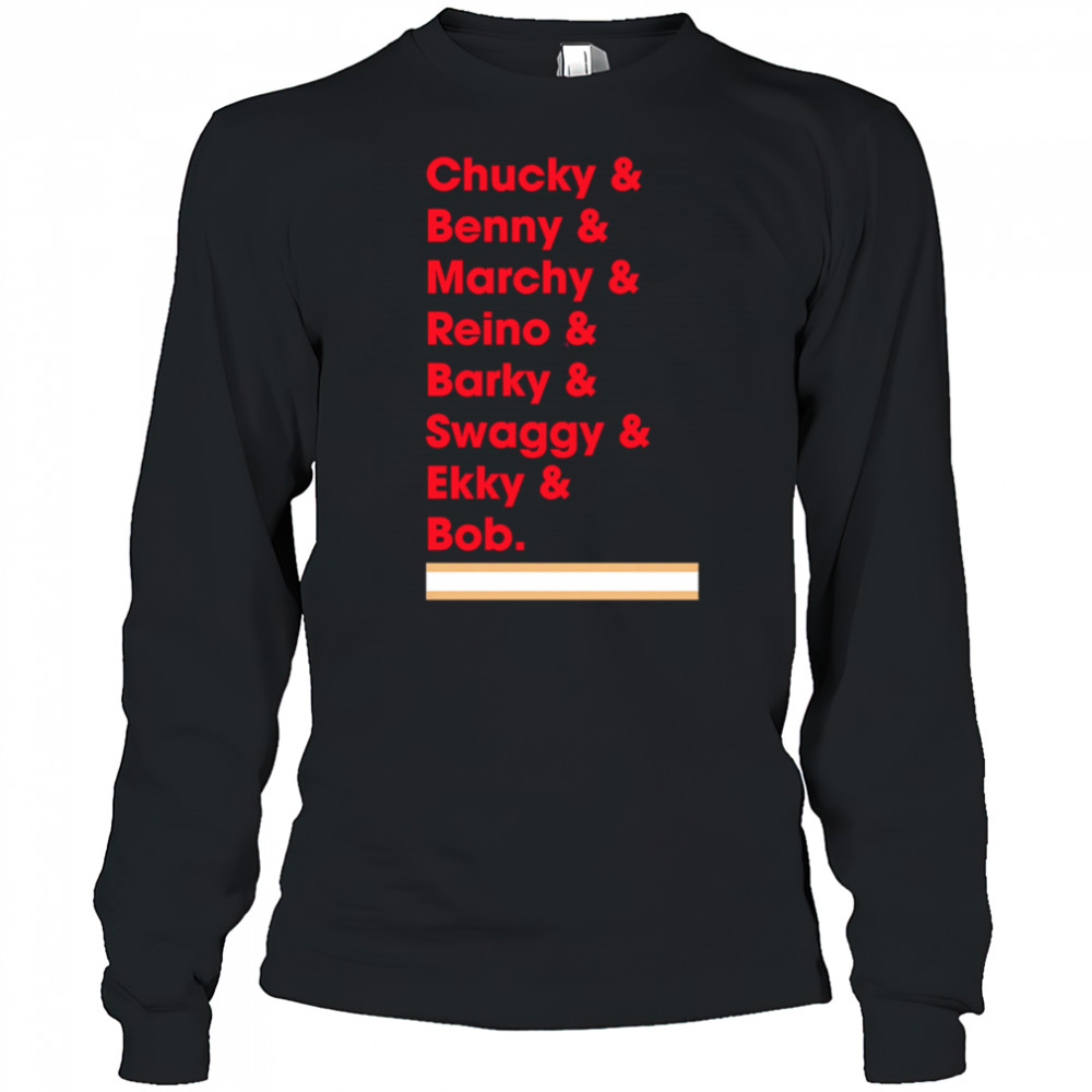 Florida Hockey Chucky Benny Marchy Reino Barky shirt Long Sleeved