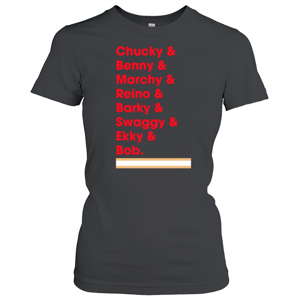 Florida Hockey Chucky Benny Marchy Reino Barky shirt Women's T-shirt