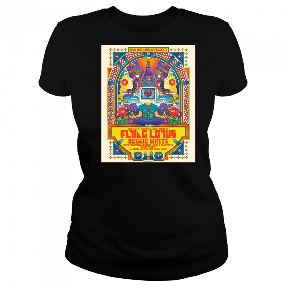 Flying Lotus And Reggie Watts Mission Ballroom Denver CO June 17 2025 Concert t-shirt Women's T-shirt