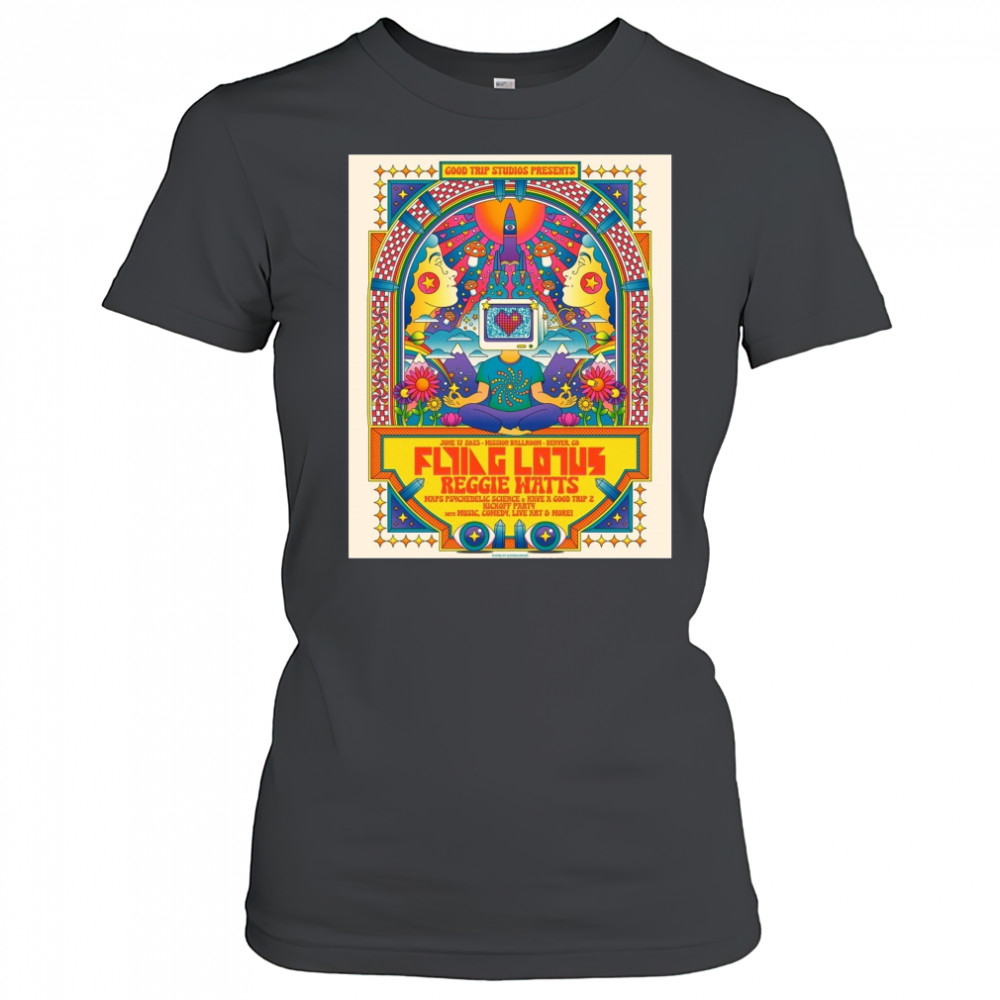 Flying Lotus And Reggie Watts Mission Ballroom Denver CO June 17 2025 Concert t-shirt Women's T-shirt