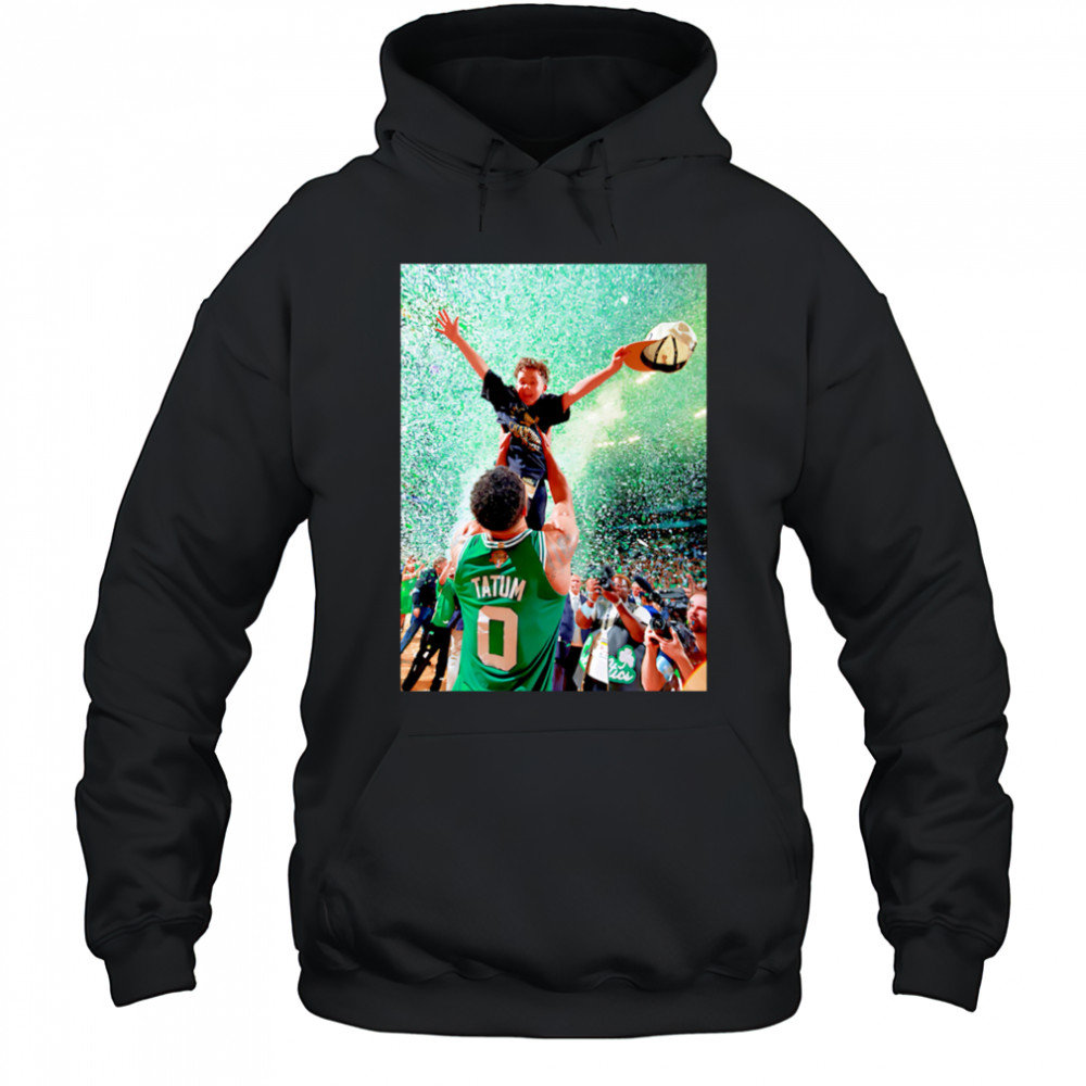 Forever Thankful That Jayson Christopher Tatum Was Able To Deliver A Banner To The City Of Boston shirt Hoodie