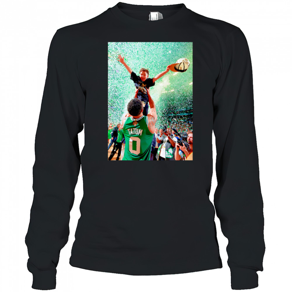 Forever Thankful That Jayson Christopher Tatum Was Able To Deliver A Banner To The City Of Boston shirt Long Sleeved