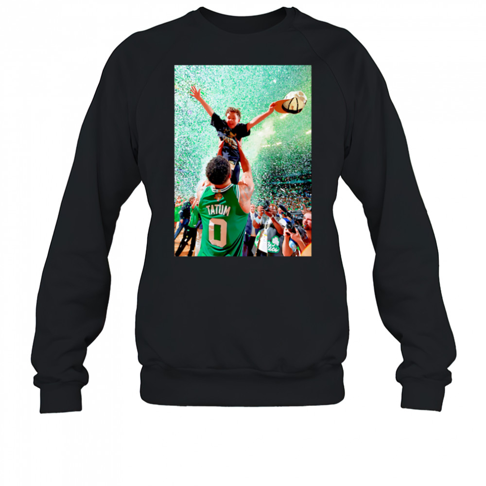 Forever Thankful That Jayson Christopher Tatum Was Able To Deliver A Banner To The City Of Boston shirt Sweatshirt