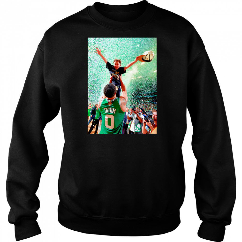 Forever Thankful That Jayson Christopher Tatum Was Able To Deliver A Banner To The City Of Boston shirt Hoodie