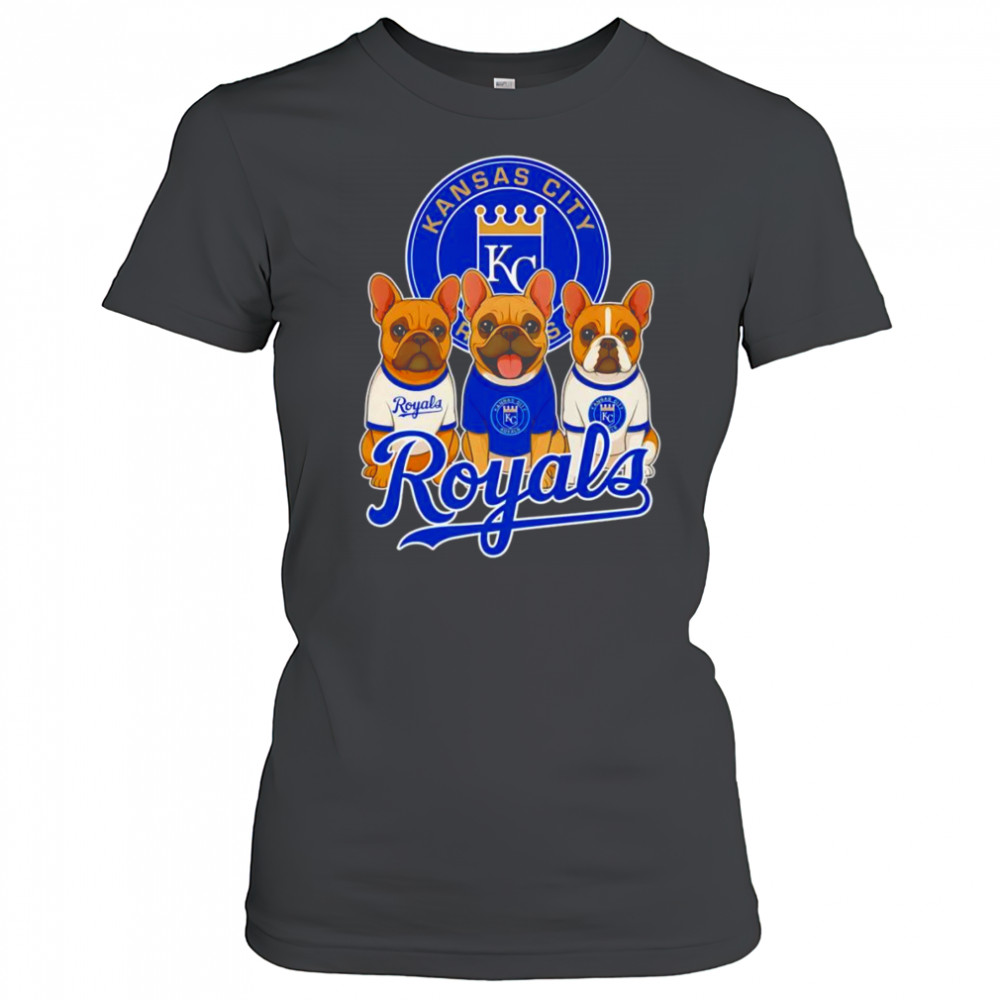 French Bulldogs Kansas City Royals shirt Women's T-shirt
