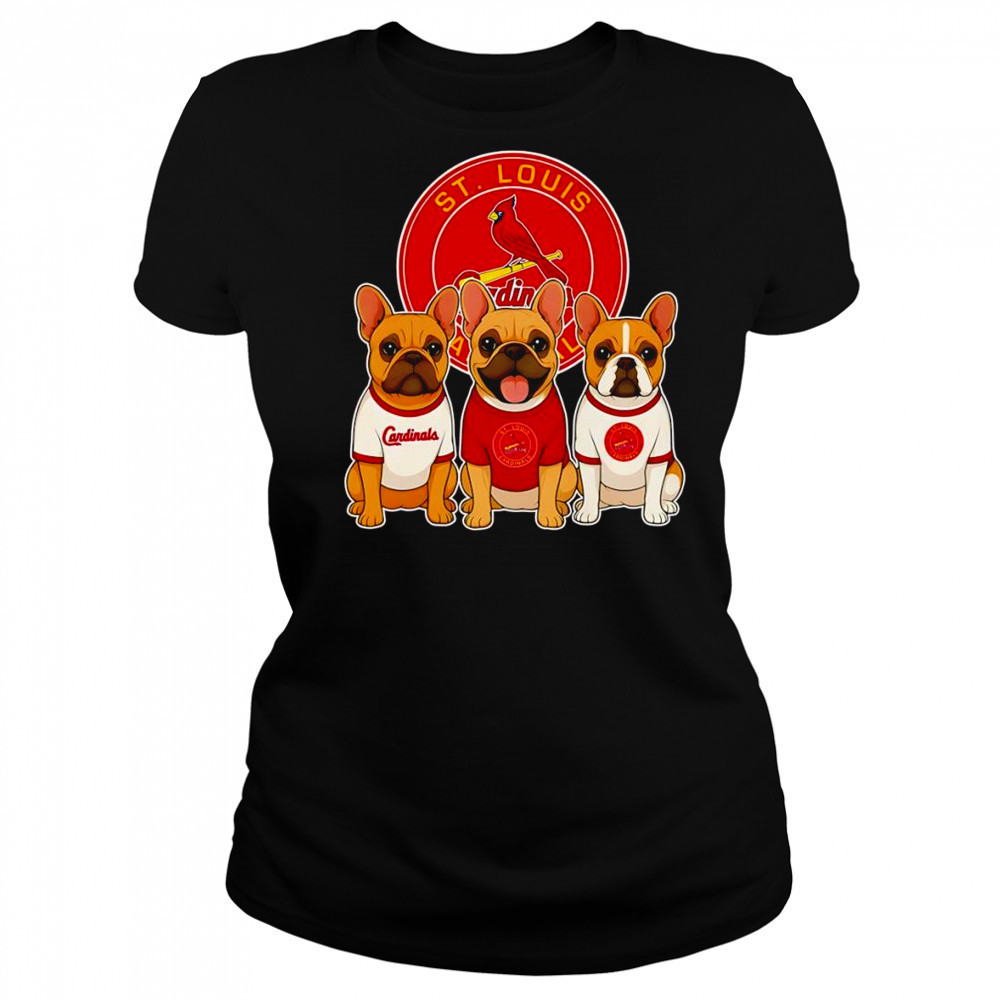 French Bulldogs St Louis Cardinals shirt Women's T-shirt