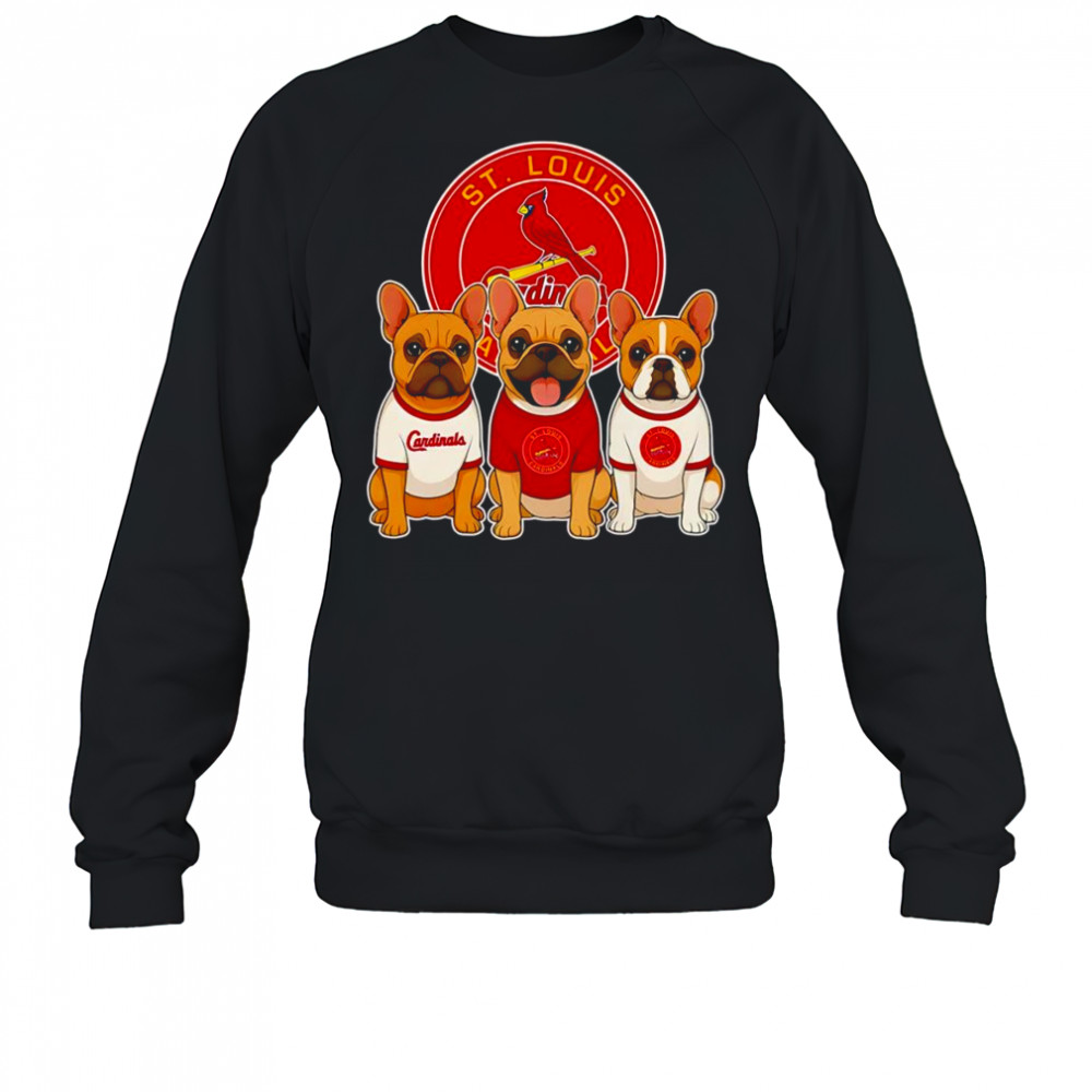 French Bulldogs St Louis Cardinals shirt Sweatshirt