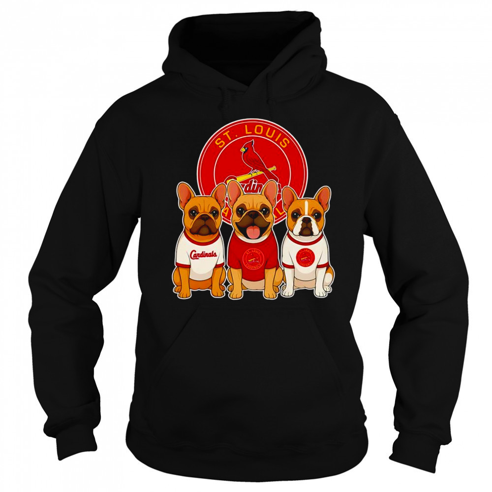 French Bulldogs St Louis Cardinals shirt Sweatshirt