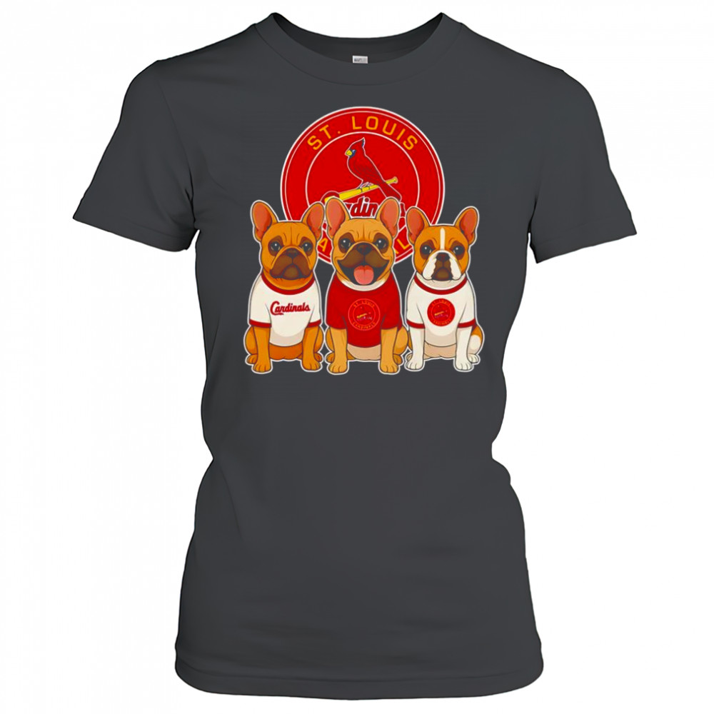 French Bulldogs St Louis Cardinals shirt Women's T-shirt