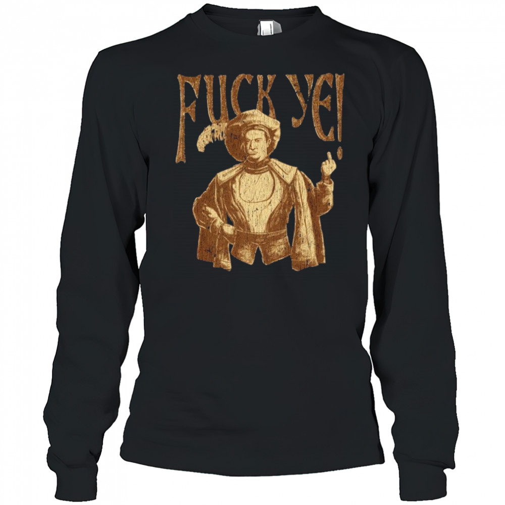 Fuck Ye Middle Finger T-shirt Long Sleeved