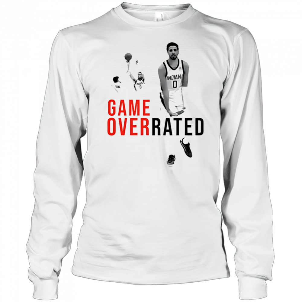 Game Overrated basketball shirt Long Sleeved