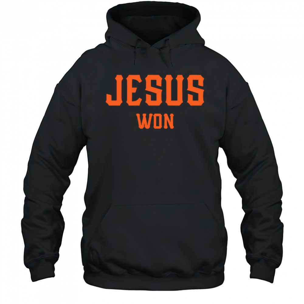 Giants Jesus Won 2025 shirt Hoodie