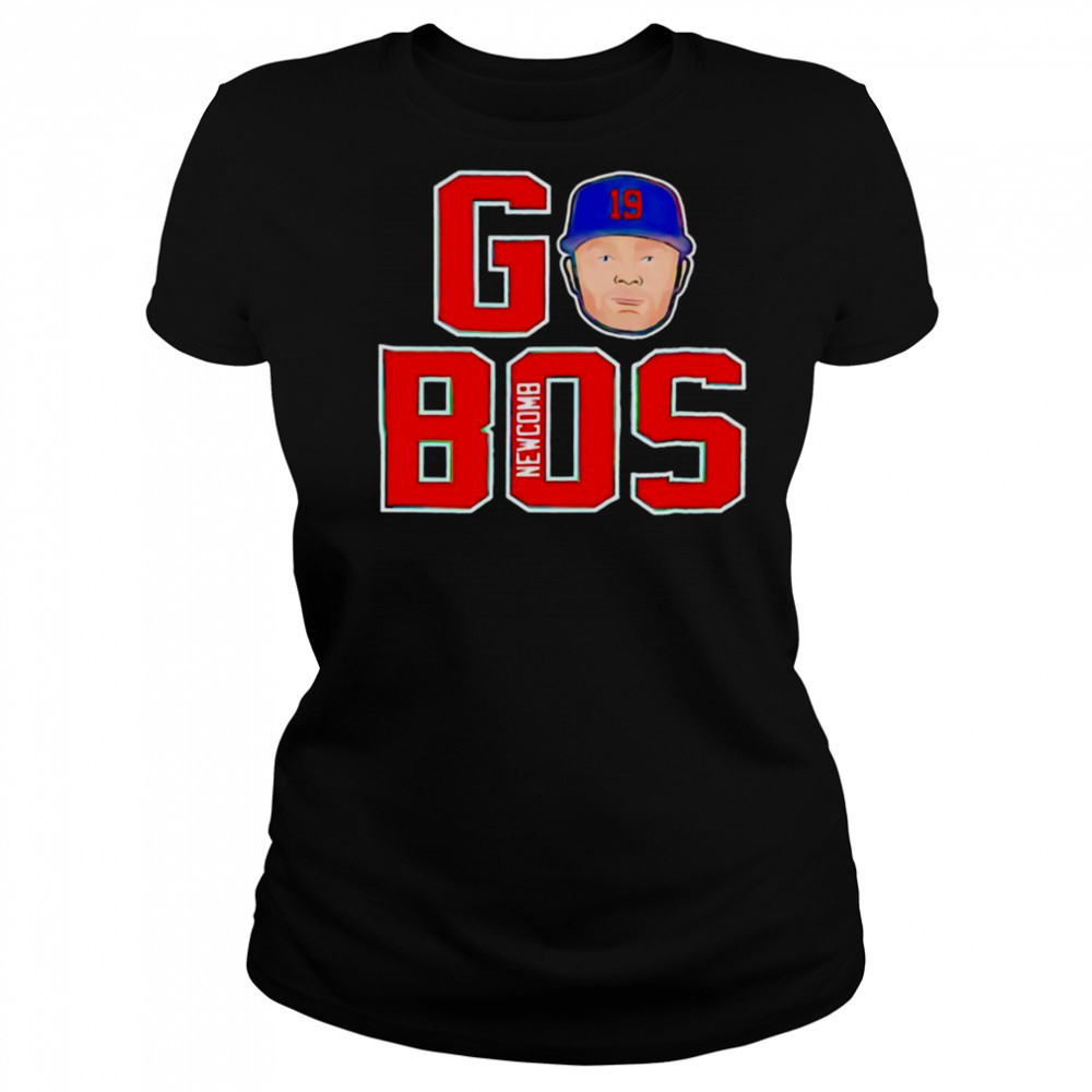 Go bos Boston Red Sox Sean Newcomb big head shirt Women's T-shirt