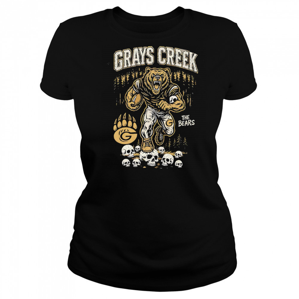 Grays Creek The Bears mascot NFL shirt Women's T-shirt