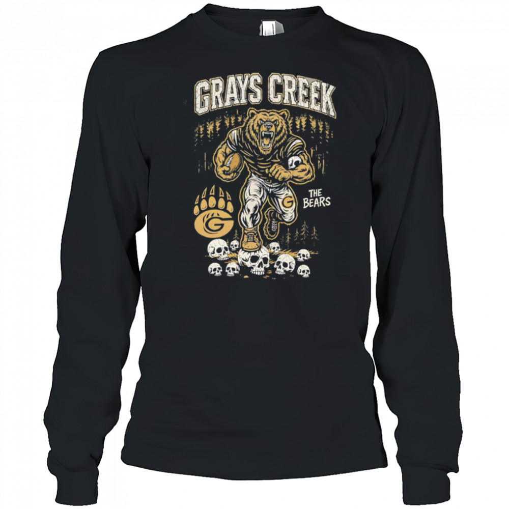 Grays Creek The Bears mascot NFL shirt Long Sleeved