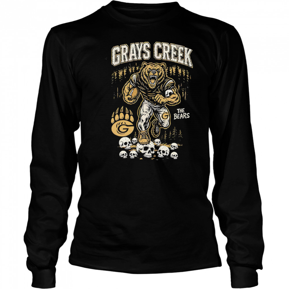 Grays Creek The Bears mascot NFL shirt Long Sleeved