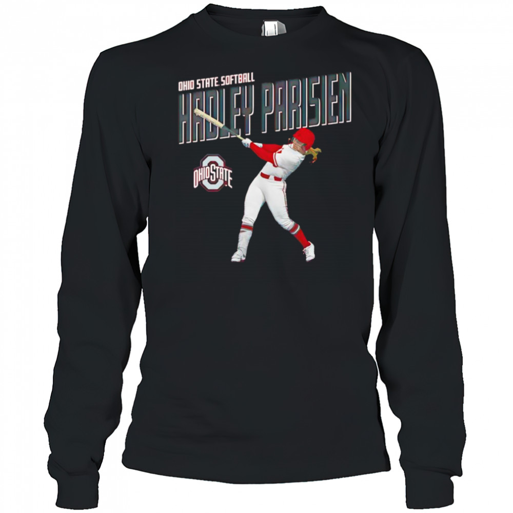 Hadley Parisien Ohio State softball cartoon shirt Long Sleeved