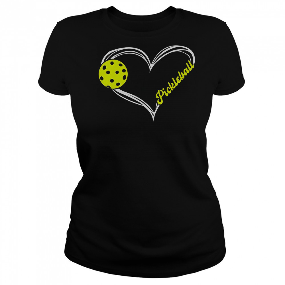 I Love Pickleball Cute Match T-Shirt Women's T-shirt