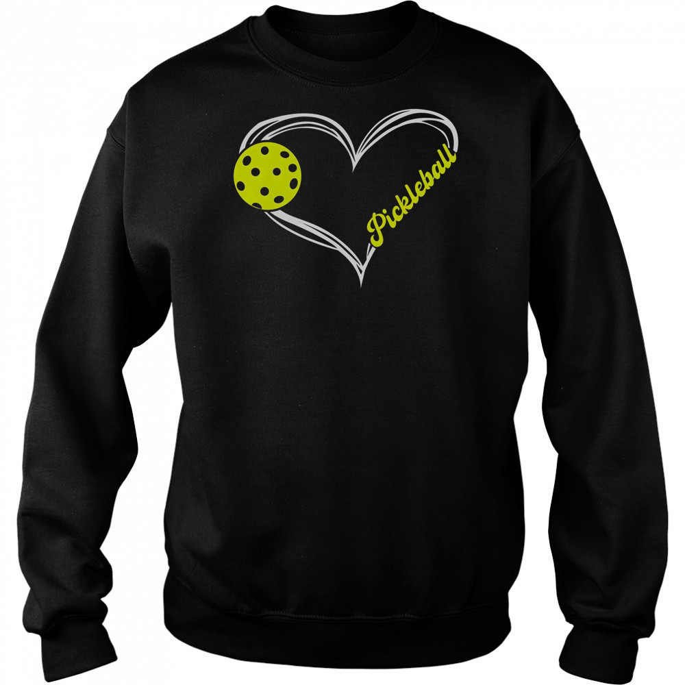 I Love Pickleball Cute Match T-Shirt Hoodie